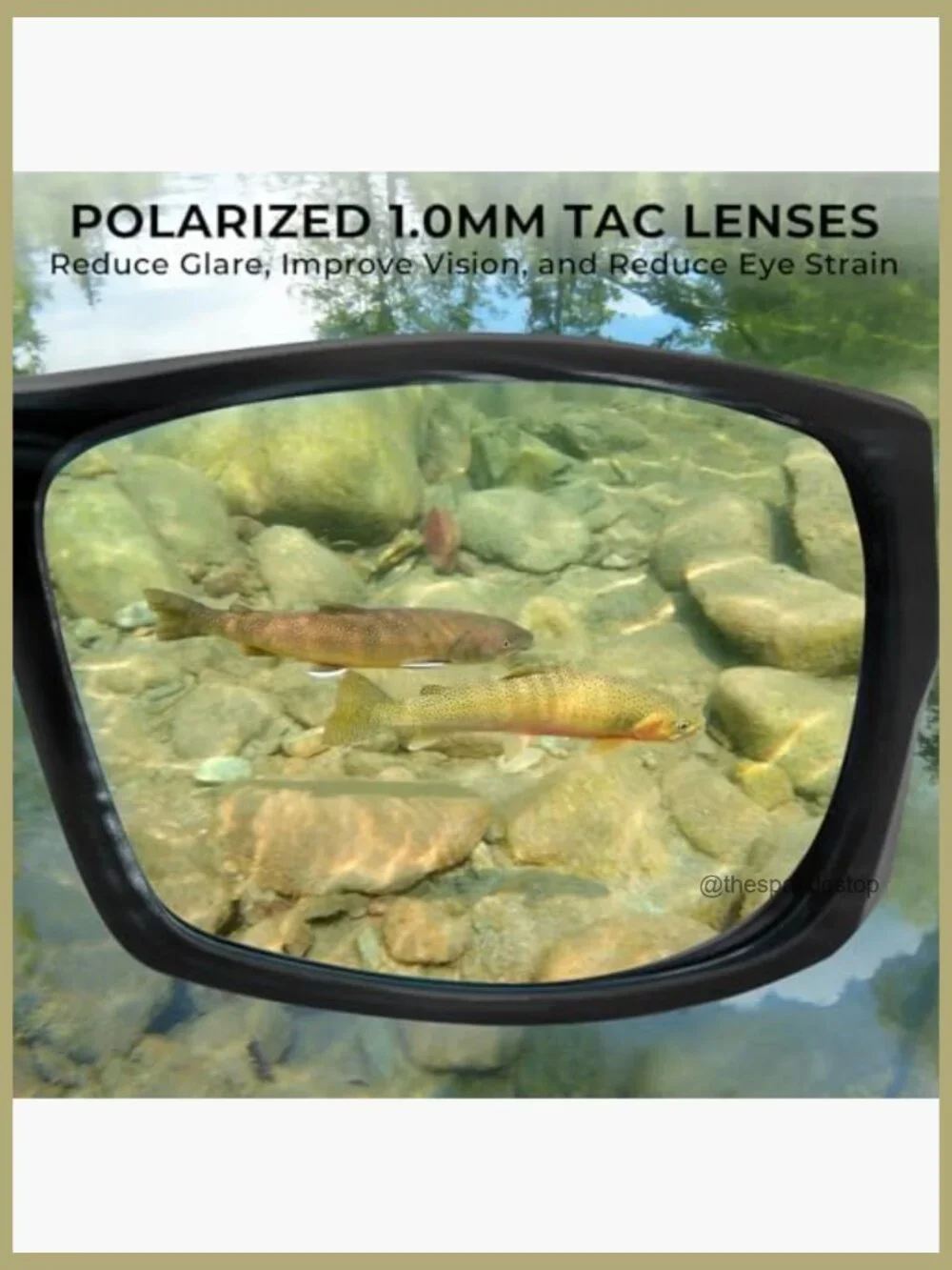 Polarized Sport Sunglasses with PuriVex Lens Coating Wrap Design UV 400